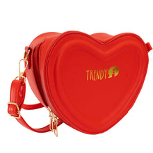 Cargar imagen en el visor de la galería, BOLSO CORAZÓN ROJO TRENDY