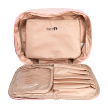 Cargar imagen en el visor de la galería, COSMETIQUERA VIAJERA ROSADA TRENDY