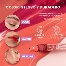 Cargar imagen en el visor de la galería, TINTA MEJILLAS Y LABIOS LIPPIE CHEEKS MONTOC