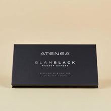 Cargar imagen en el visor de la galería, PALETA CONTORNO E ILUMINADORES GLAM BLACK ATENEA