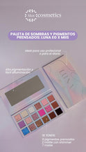 Cargar imagen en el visor de la galería, PALETA DE SOMBRAS Y PIGMENTOS PRENSADOS LUNA EG x MIIS