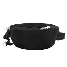 Cargar imagen en el visor de la galería, RIÑONERA NEGRA PEQUEÑA TRENDY REF CPT1669