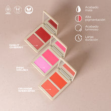 Cargar imagen en el visor de la galería, RUBOR EN DUO ALLURE EN CREMA Y POLVO ATENEA