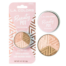 Cargar imagen en el visor de la galería, SOMBRA EN TRIO BEAUTY POT LOVE LA COLORS