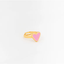 Cargar imagen en el visor de la galería, ANILLO CORAZÓN FUCSIA