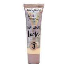 Cargar imagen en el visor de la galería, BASE LÍQUIDA NATURAL LOOK RUBY ROSE - NUDE PIEL CLARA