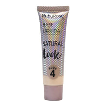 Cargar imagen en el visor de la galería, BASE LÍQUIDA NATURAL LOOK RUBY ROSE - NUDE PIEL CLARA