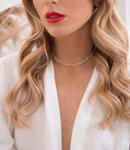 Cargar imagen en el visor de la galería, CHOKER TEJIDO PERLITAS