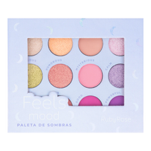 Cargar imagen en el visor de la galería, PALETA DE SOMBRAS FEELS MOOD 12 TONOS RUBY ROSE
