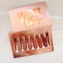 Cargar imagen en el visor de la galería, LABIALES TRENDY VELVET LIPS KIT X 6