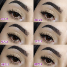 Cargar imagen en el visor de la galería, PESTAÑAS TRENDY GLAM LASHES SET X3 UND