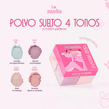 Cargar imagen en el visor de la galería, POLVO SUELTO 4 TONOS PANTERA ROSA MELU
