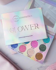 PALETA DE PIGMENTOS PRENSADOS GLOWER MIIS COSMETICS