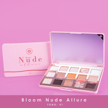 Cargar imagen en el visor de la galería, PALETA DE SOMBRAS BLOOM NUDE ALLURE - 01
