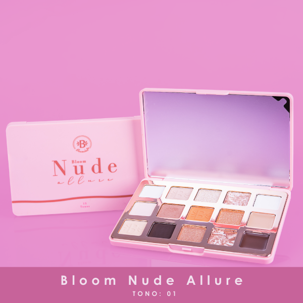 PALETA DE SOMBRAS BLOOM NUDE ALLURE - 01