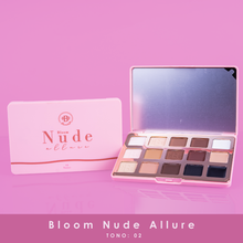 Cargar imagen en el visor de la galería, PALETA DE SOMBRAS BLOOM NUDE ALLURE - 01
