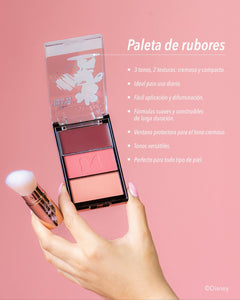PALETA DE RUBOR X3 TONOS MINNIE MOUSE MIIS