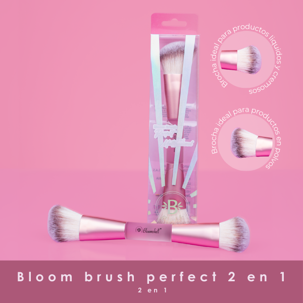 BROCHA BRUSH PERFECT 2 EN 1 BLOOMSHELL
