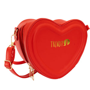 BOLSO CORAZÓN ROJO TRENDY