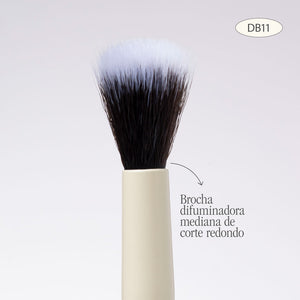 BROCHA DUO GLAM DB11 DIFUMINADORA REDONDA Y LÁPIZ ATENEA