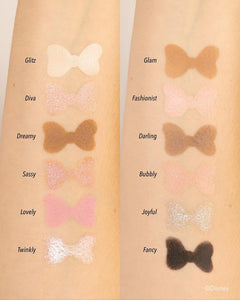 PALETA DE SOMBRAS 12 TONOS MINNIE MOUSE MIIS