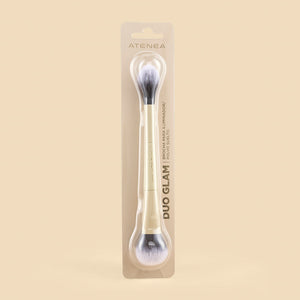 BROCHA DUO GLAM DB06 ILUMINADOR Y POLVO SUELTO