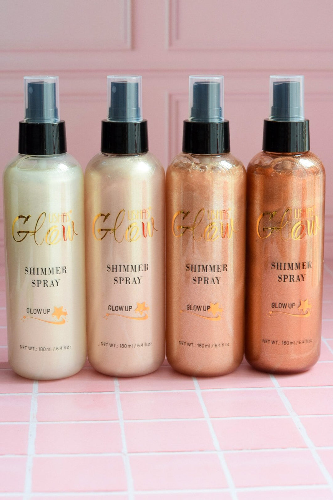 SHIMMER SPRAY GLOW USHAS 180ML
