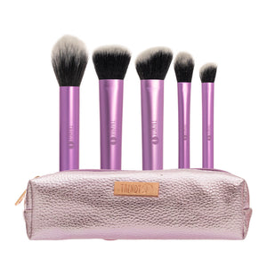 KIT BROCHAS PIEL MORADO REF KBM1979