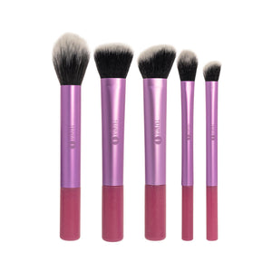 KIT BROCHAS PIEL MORADO REF KBM1979