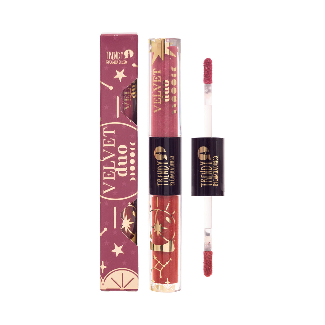 LABIAL VELVET DÚO TRENDY REF LVD1939