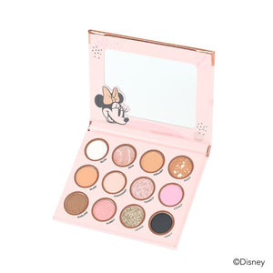 PALETA DE SOMBRAS 12 TONOS MINNIE MOUSE MIIS