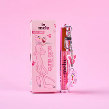 Cargar imagen en el visor de la galería, LIP GLOSS GLITTER PANTERA ROSA MELU

