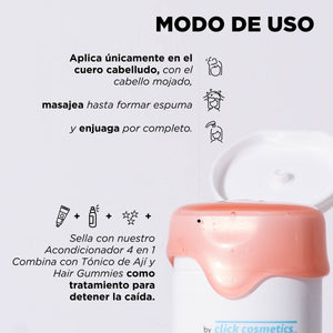 SHAMPOO DE AJÍ 300ML CLICK HAIR