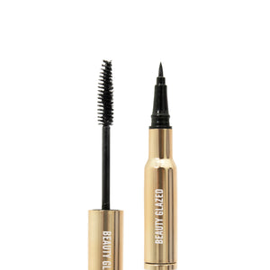 PESTAÑINA A PRUEBA DE AGUA Y DELINEADOR BUSHY BEAUTY GLAZED