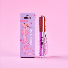 Cargar imagen en el visor de la galería, LIP GLOSS GLITTER PANTERA ROSA MELU
