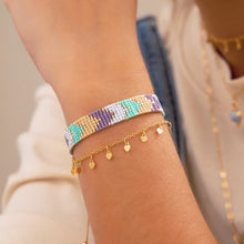 Cargar imagen en el visor de la galería, PULSERA TEJIDA EN MIYUKI + ARETES
