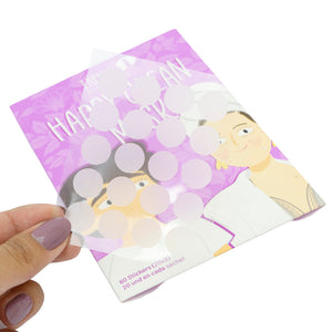 SOBRE MASCARILLA STICKERS PARA ACNE HAPPY CLEAN TRENDY Ref HC16