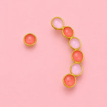 Cargar imagen en el visor de la galería, EARCUFF BOLITAS TONOS ROSA
