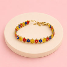 Cargar imagen en el visor de la galería, PULSERA TEJIDA MIYUKI FLORES COLOMBIA
