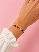 Cargar imagen en el visor de la galería, PULSERA TEJIDA MIYUKI CORAZONES COLOMBIA
