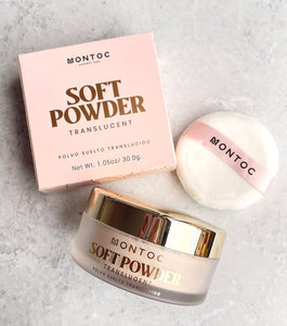 POLVO SUELTO TRASLUCIDO SOFT POWDER 30G MONTOC
