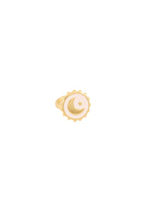 ANILLO GRADUABLE LUNA ROSA