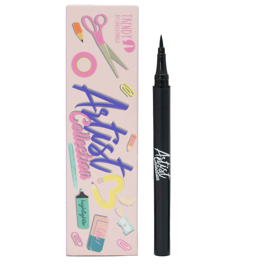 DELINEADOR PLUMÓN PROFESIONAL TRENDY ARTIST COLLECTION NEGRO