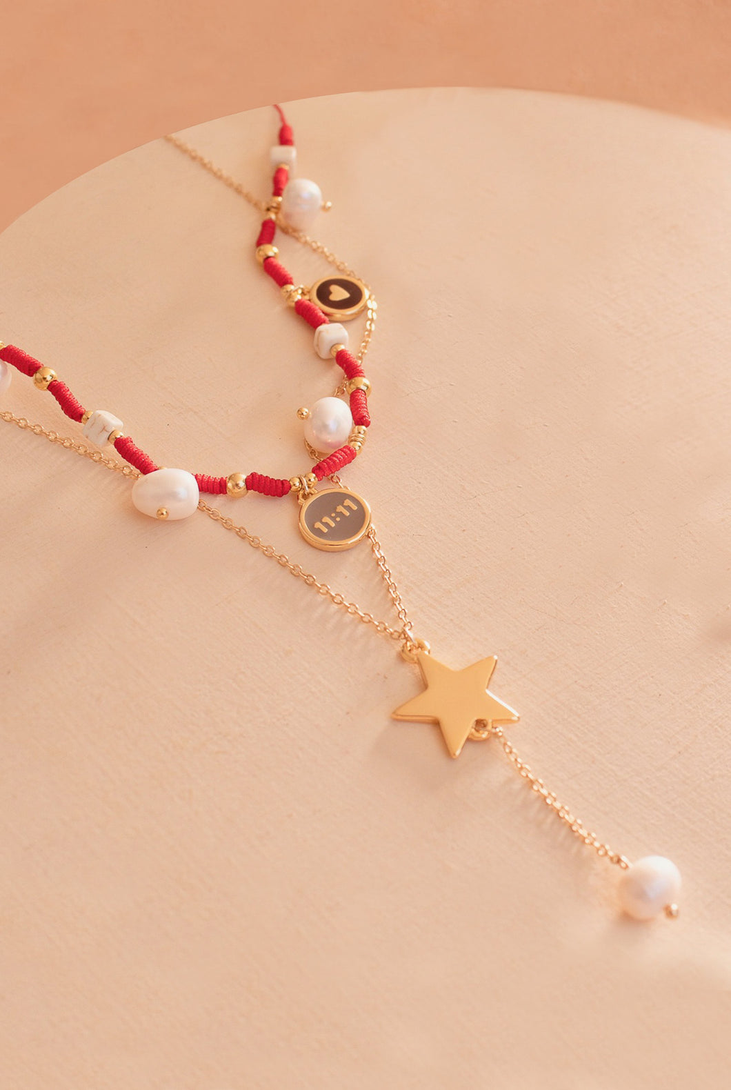 SET CADENA Y CHOKER 11:11 ESTRELLAS