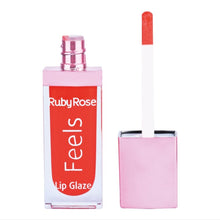 Cargar imagen en el visor de la galería, GLOSS LIP GLAZE FEELS RUBY ROSE COLOR 80
