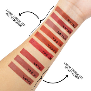 LABIAL CHOCOLATE VELVET BEAUTY GLAZED