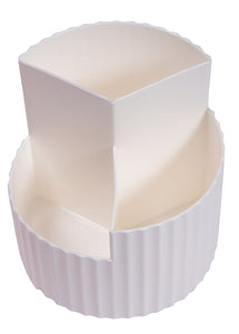 ORGANIZADOR DE BROCHAS BLANCO