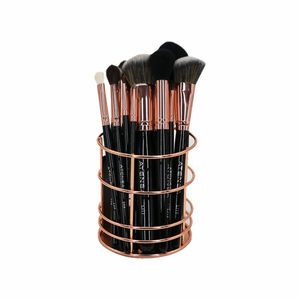 ORGANIZADOR DE BROCHAS ORO ROSA ATENEA