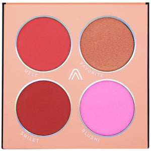 PALETA DE RUBORES GLAM BLACK ATENEA
