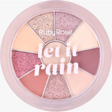 Cargar imagen en el visor de la galería, PALETA DE SOMBRAS LET IT RAIN RUBY ROSE
